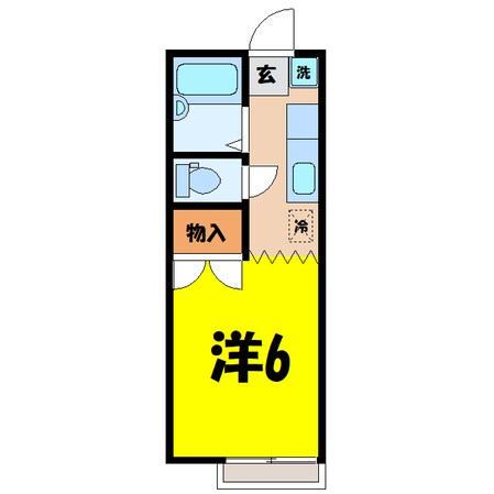 イーストフラッツ（高崎市江木町）の物件間取画像